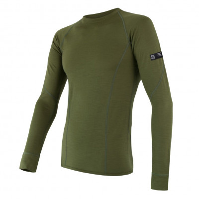 Термофутболка чоловіча Sensor Merino Active LS safari 17200019, SM11MA-safari-XXL