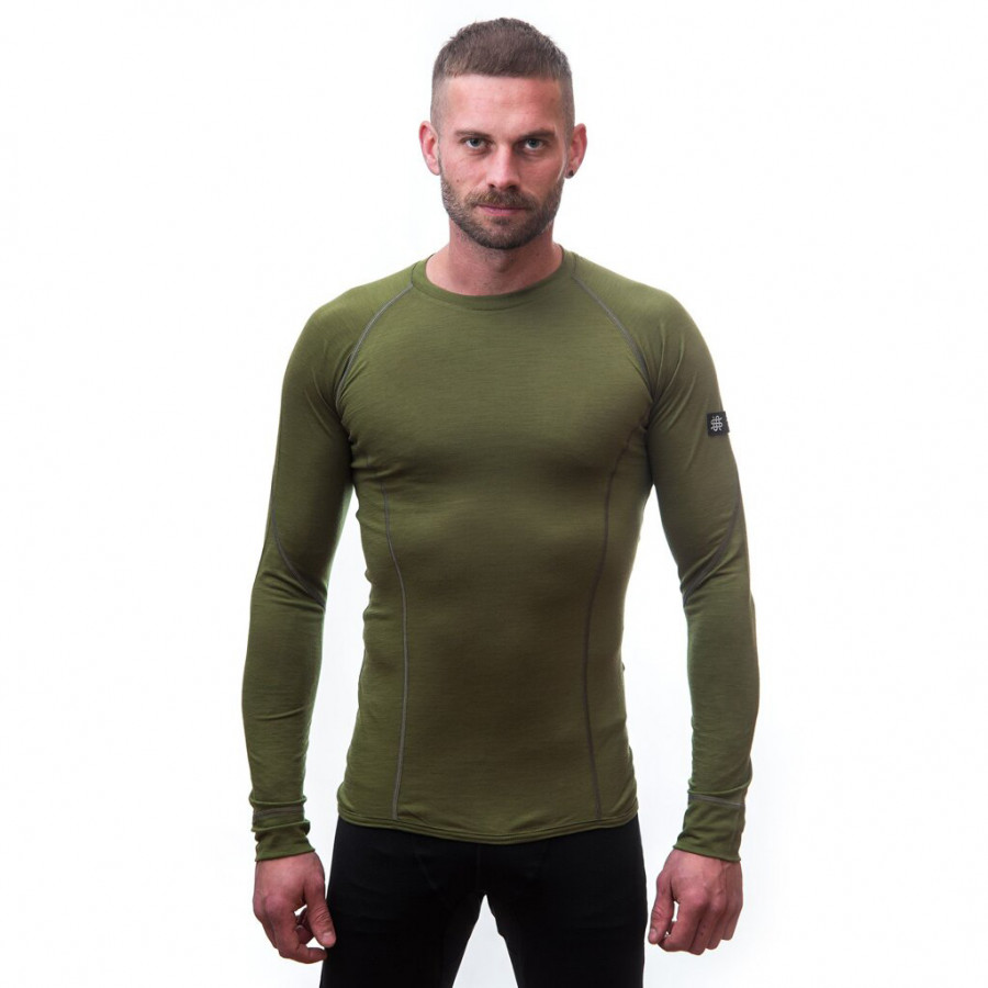 Термофутболка чоловіча Sensor Merino Active LS safari 17200019, SM11MA-safari-XXL