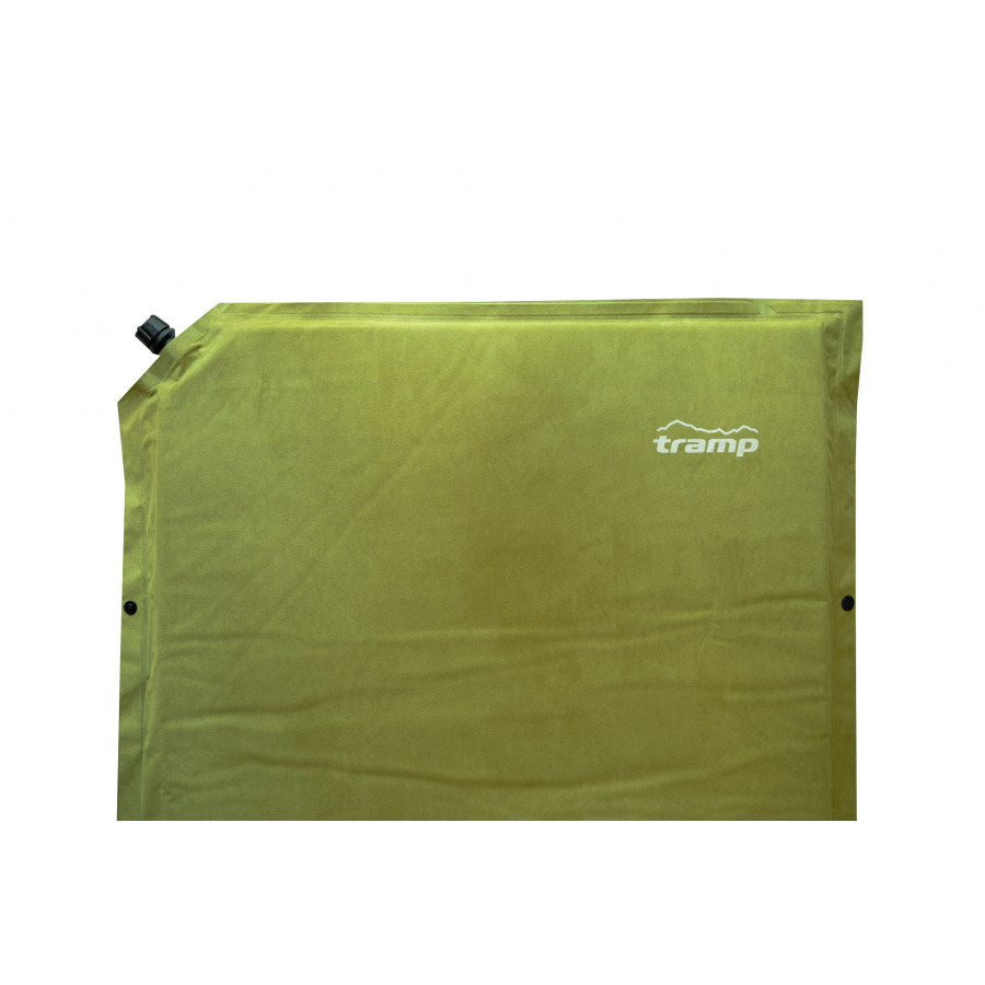 Килимок самонадувний Tramp комфорт з можливістю зістібання olive 190x60x3 UTRI-015