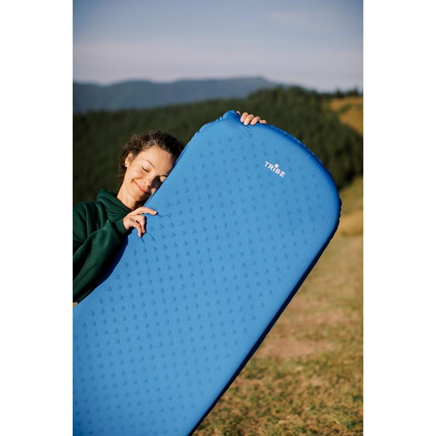 Килимок самонадувний Tribe Comfort Lite 5 см T-BB-0006-blue
