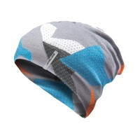 Шапка Sensor Merino Impress 24200049 blue-camo, SU32MI-blue-camo-L