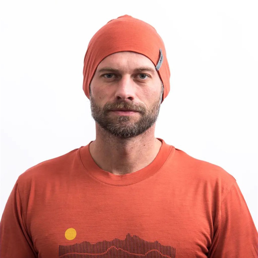 Шапка Sensor Merino Active terracota 25200090, SU32MA-terracotta-M