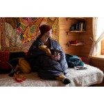 Спальник пуховий Turbat KUK 700 legion blue/dark cheddar - 185 см