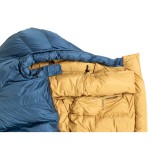 Спальник пуховий Turbat KUK 700 legion blue/dark cheddar - 185 см