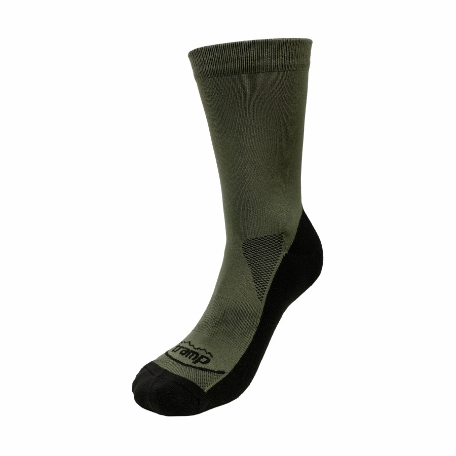 Шкарпетки демісезонні Tramp UTRUS-001-black-olive, 38/40