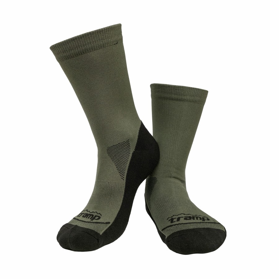 Шкарпетки демісезонні Tramp UTRUS-001-black-olive, 38/40