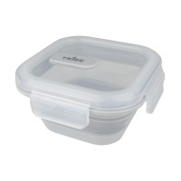 Контейнер Tribe Collapsible Container 500 мл силіконовий T-FF-0027, grey