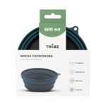 Миска Tribe Collapsible Bowl 600 мл силіконова T-FF-0029, ocean