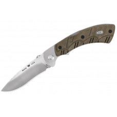 Ніж Buck "Open Season® Folding Skinner", green micarta