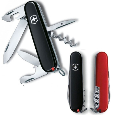 Ніж Victorinox Swiss Army Spartan Ukraine чорно-червоний