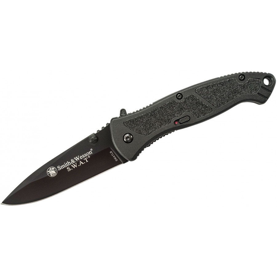 Ніж Smith&Wesson S.W.A.T. Drop Point Black Large