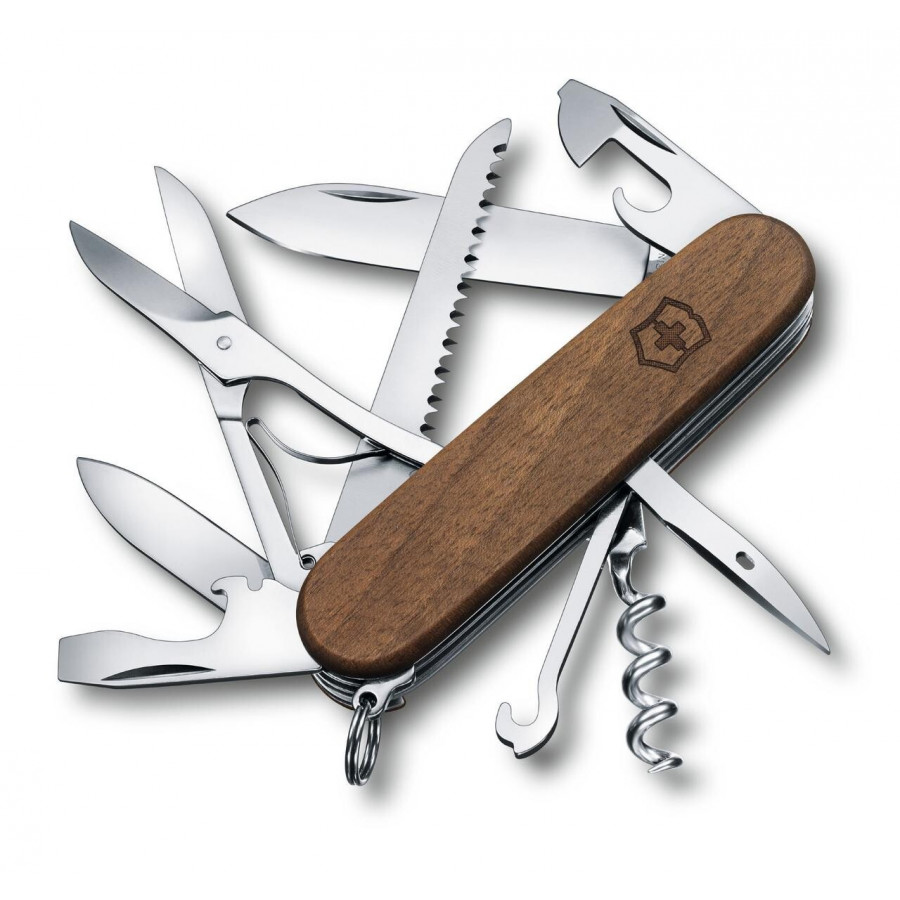 1.3711.63B1 Нож Victorinox Huntsman Wood, орех, блистер