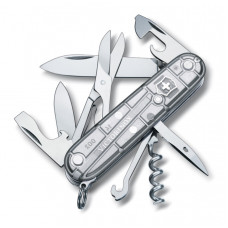 Ніж Victorinox Swiss Army Climber прозорий срібний