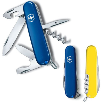 Ніж Victorinox Swiss Army Spartan Ukraine синьо-жовтий