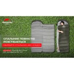 Спальник с капюшоном Naturehike U350S NH20MSD07, (-3°C), правый, темно-зеленый