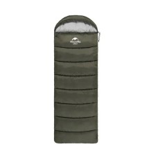 Спальник с капюшоном Naturehike U350S NH20MSD07, (-3°C), правый, темно-зеленый