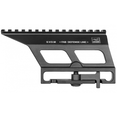 SVDM Планка Picatinny FAB для СВД, алюміній, чорна