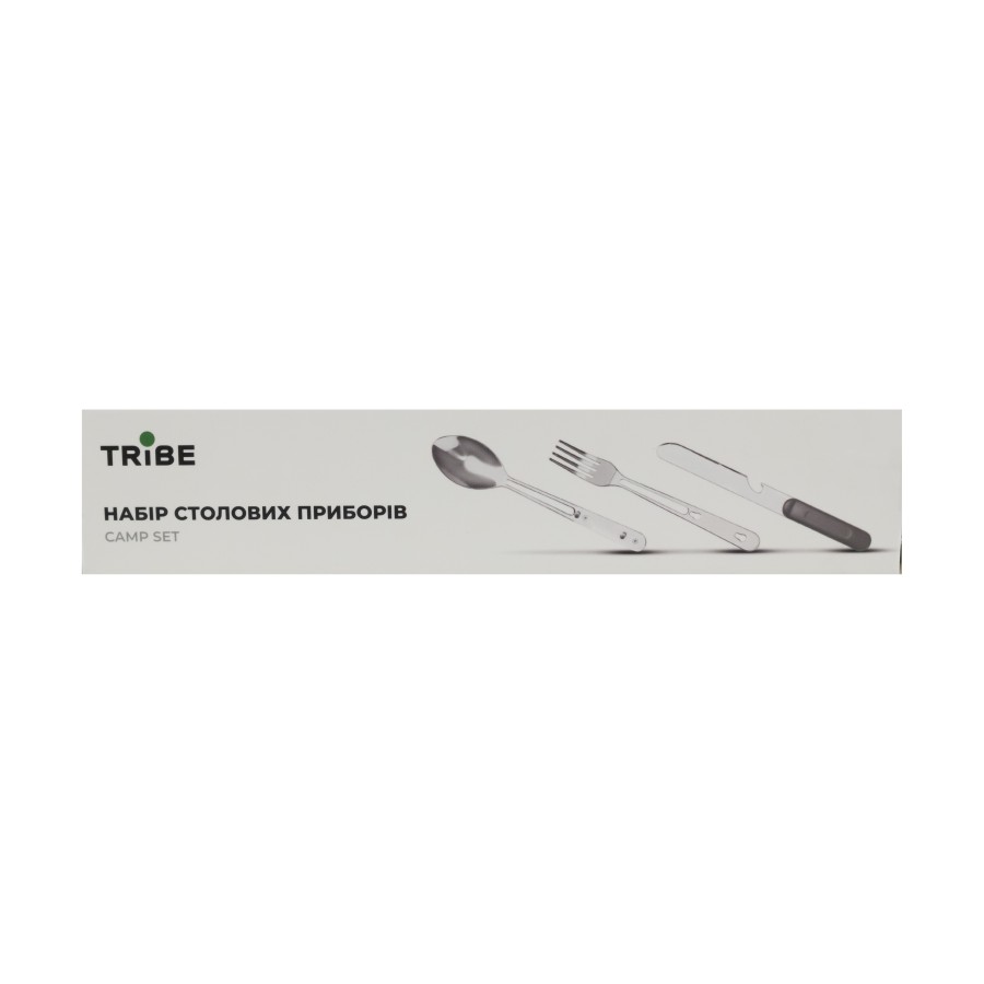 Набір столових приборів Tribe Camp Set сталевий T-FC-0036-metal