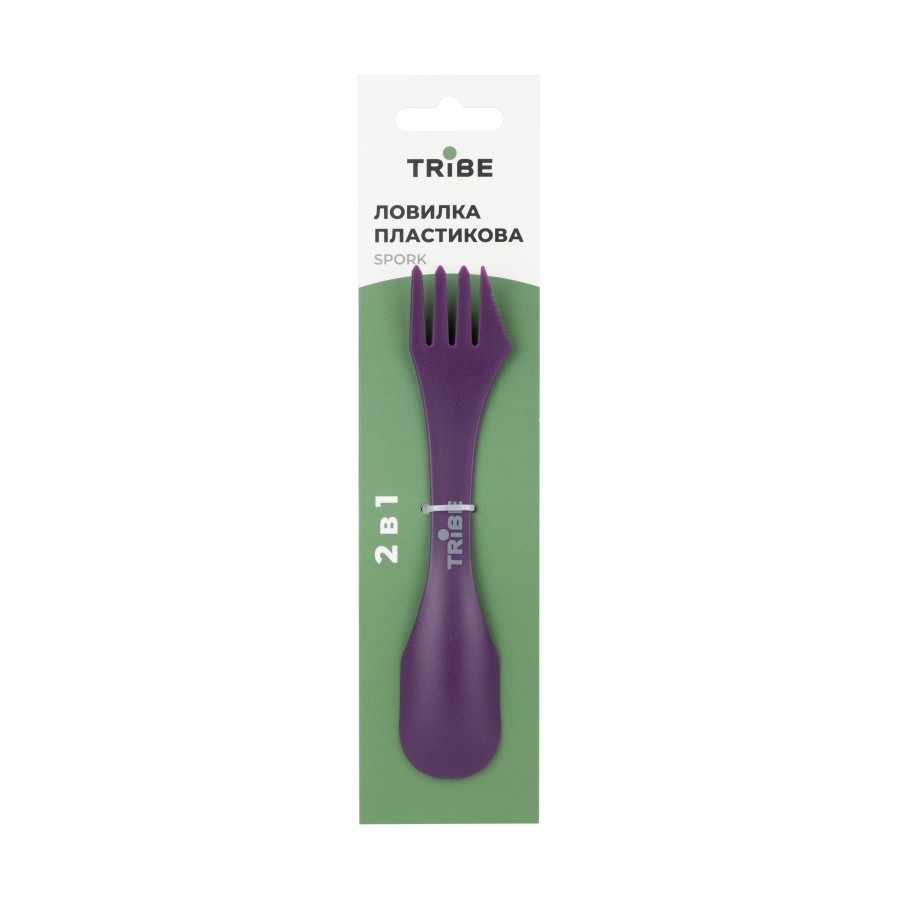 Ловилка Tribe Spork пластикова T-FC-0031, pink
