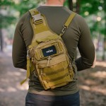 Сумка через плече Tribe Sling Pack 6,5 L T-IE-0003, coyote