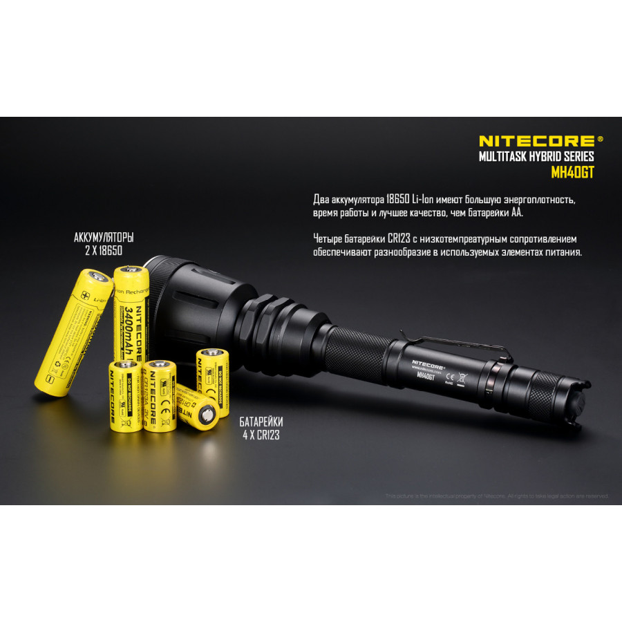 Ліхтар Nitecore MH40GT