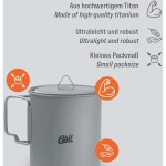 Казанок Esbit PT750-TI