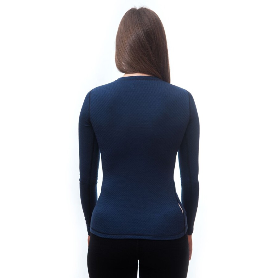 Термофутболка жіноча Sensor Merino DF LS deepblue 19200033, SW11M-deep-blue-M