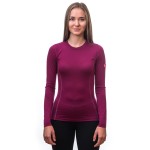 Термофутболка жіноча Sensor Merino Active LS lilla 12110027, SW11MA-lilla-M