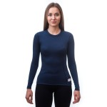 Термофутболка жіноча Sensor Merino DF LS deepblue 19200033, SW11M-deep-blue-L