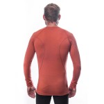 Термофутболка чоловіча Sensor Merino Active LS terracotta 23200037, SM11MA-terracotta-L