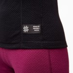 Термофутболка жіноча Sensor Merino DF LS black 15100029, SW11M-black-S