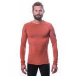 Термофутболка чоловіча Sensor Merino Active LS terracotta 23200037, SM11MA-terracotta-XXL