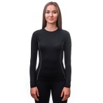 Термофутболка жіноча Sensor Merino Active LS black 11109024, SW11MA-black-M