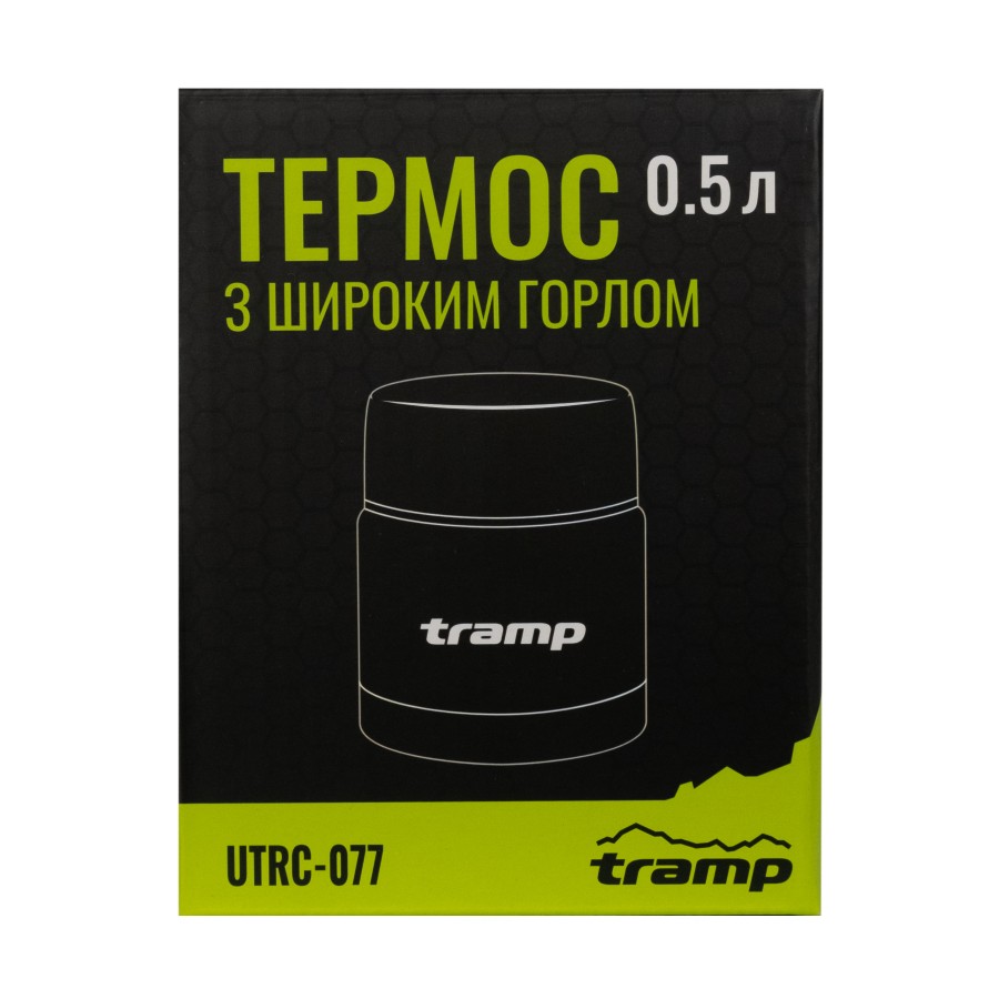 Термос Tramp з широким горлом 0,5л UTRC-077