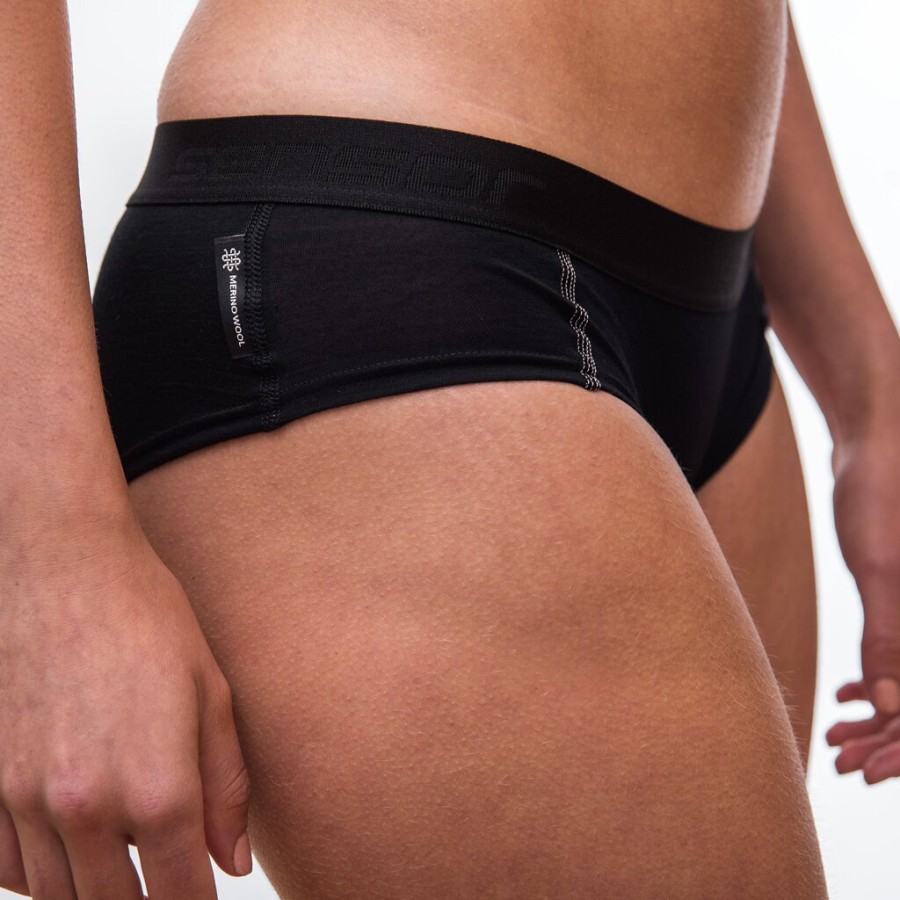 Термотруси жіночі Sensor Merino Active black 11109020, SW25MA-black-M
