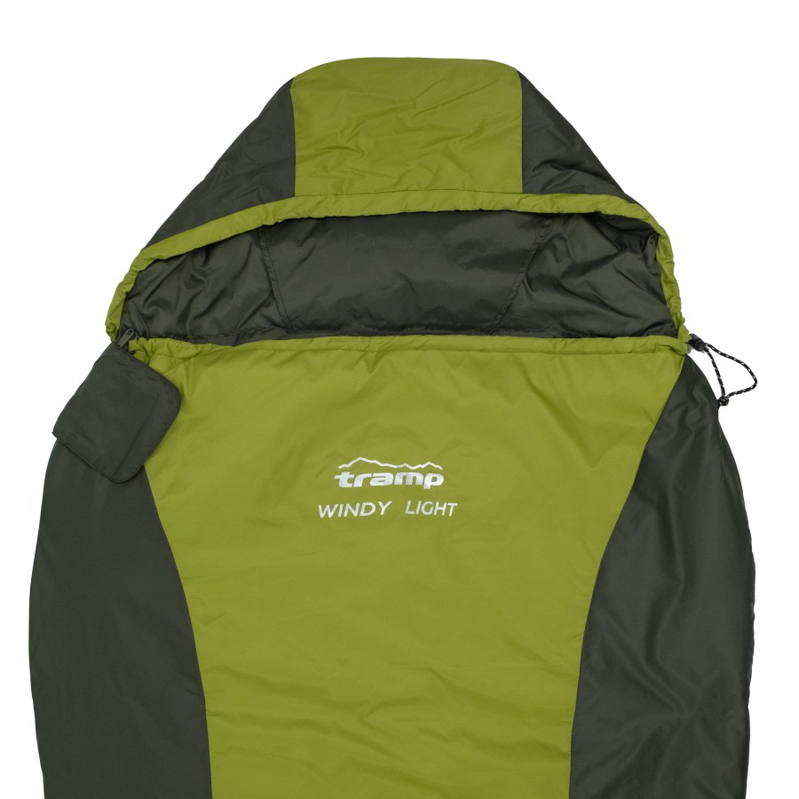 Спальний мішок Tramp Windy Light кокон лівий olive 220/80-55 UTRS-055