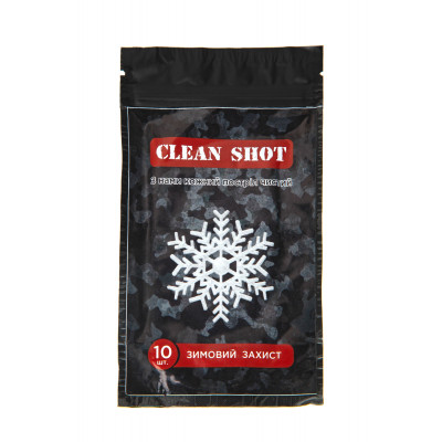 Серветки "Clean shot" "Зимовий захист", 10шт