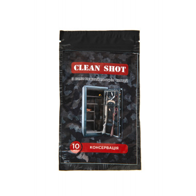 Серветки "Clean shot" "Консерваціонні", 10шт