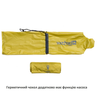 Килимок надувний Wechsel Coreo Double-Tube TL Lemon/Grey (233122)