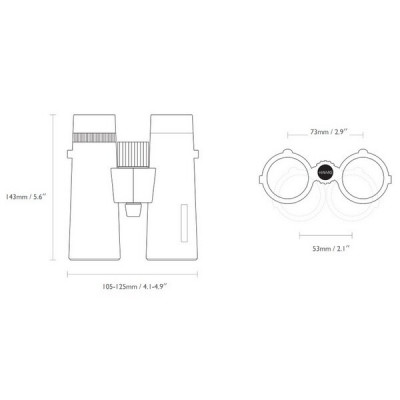 Бінокль Hawke Endurance Top Hinge ED 8x42 Green (36205)