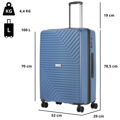 Валіза CarryOn Transport (L) Blue Jeans (502409)