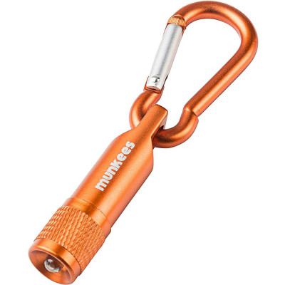 Munkees 1076 брелок ліхтарик LED with Carabiner orange