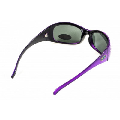 Окуляри поляризаційні BluWater Biscayene Purple Polarized (gray) чорні