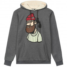 Picture Organic толстовка Mopsa Plush Hoody dark grey melange S