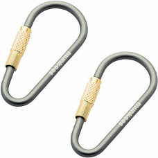 Munkees 3201 карабіни Mini Link 3 mm x 48 mm 2-Pack grey