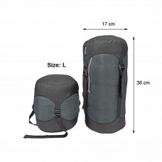 Компресійний мішок ROCK FRONT Compact - L - 38 x 17 см, сірий