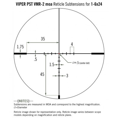 Приціл оптичний Vortex Viper PST Gen II 1-6x24 SFP VMR-2 MOA IR (PST-1605)