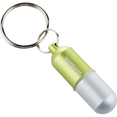 Munkees 3625 брелок Waterproof Capsule Small green