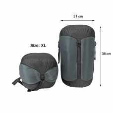 Компресійний мішок ROCK FRONT Compact - XL - 38 x 21 см, сірий