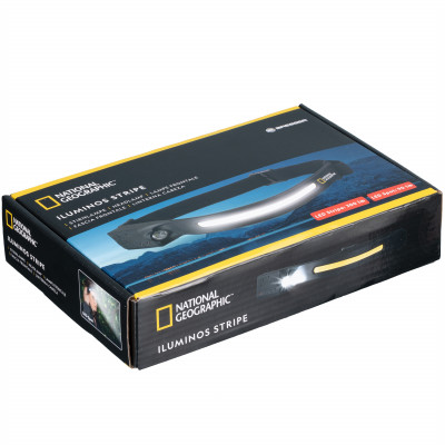 Ліхтар налобний National Geographic Iluminos Stripe 300 lm + 90 Lm USB Rechargeable (9082600)